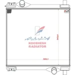 رادیاتور ولوو N10 سه لول یخچالی پر لول کوشش